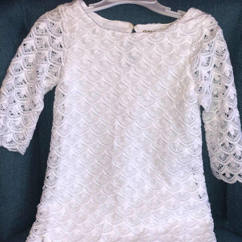 2T White Lace Toddler Girl Dress